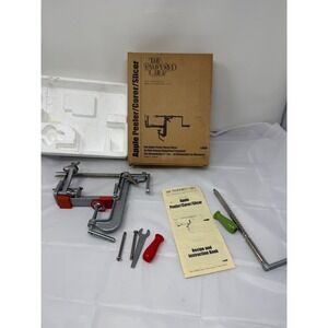 The Pampered Chef Apple Peeler Corer Slicer 2430 w/ thick slicer With Box